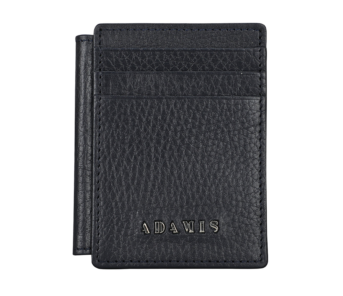 Credit Card Case And Magnetic Money Clip-Blue