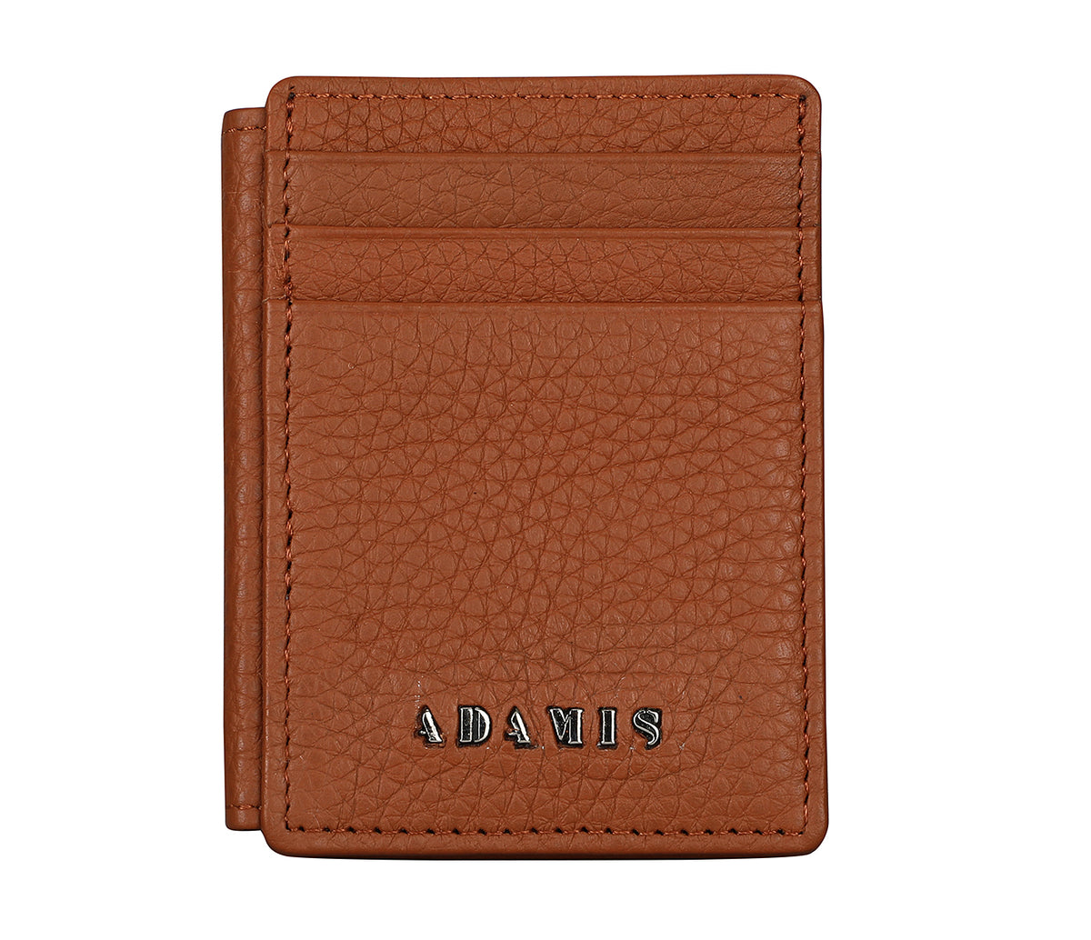 Credit Card Case And Magnetic Money Clip-Tan