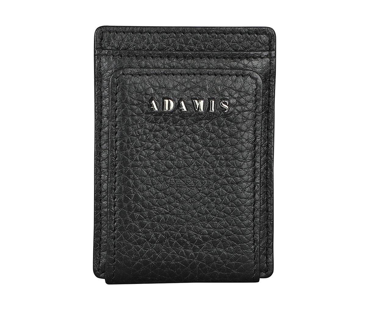 Credit Card Case And Magnetic Money Clip - Black