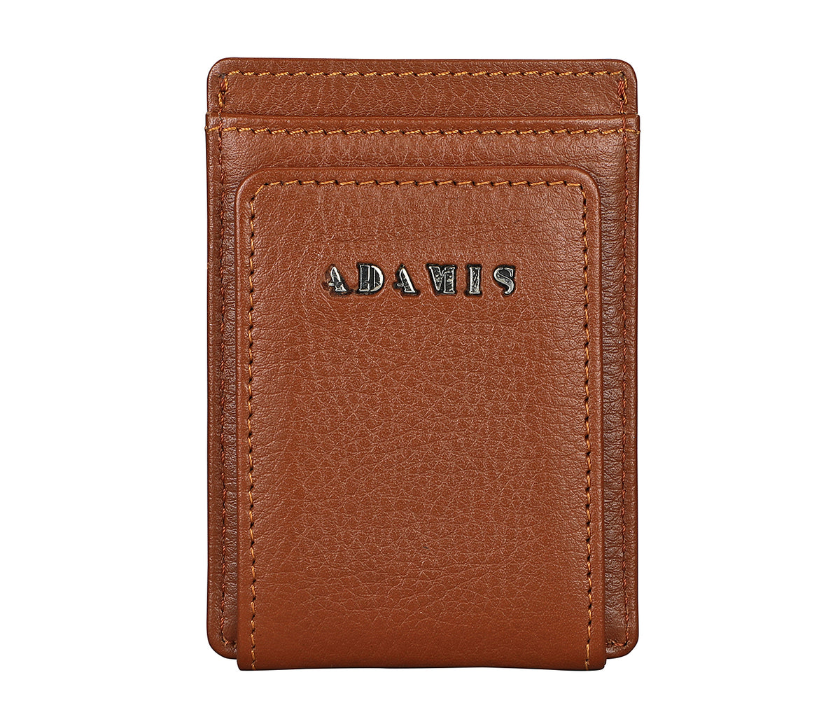 Credit Card Case And Magnetic Money Clip-Tan