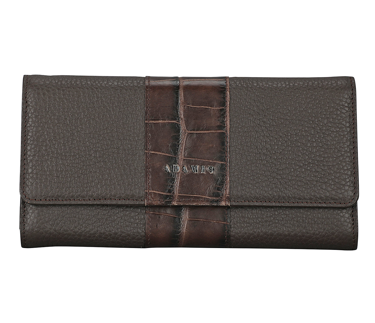 Nahia Womens Wallet-Brown