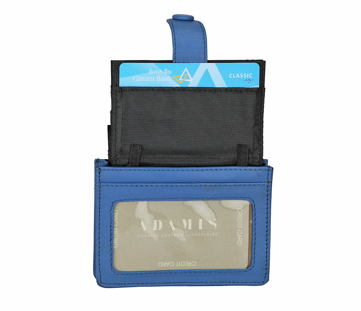 Blue Card Case-Blue