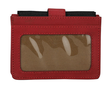 Blue Card Case - Red