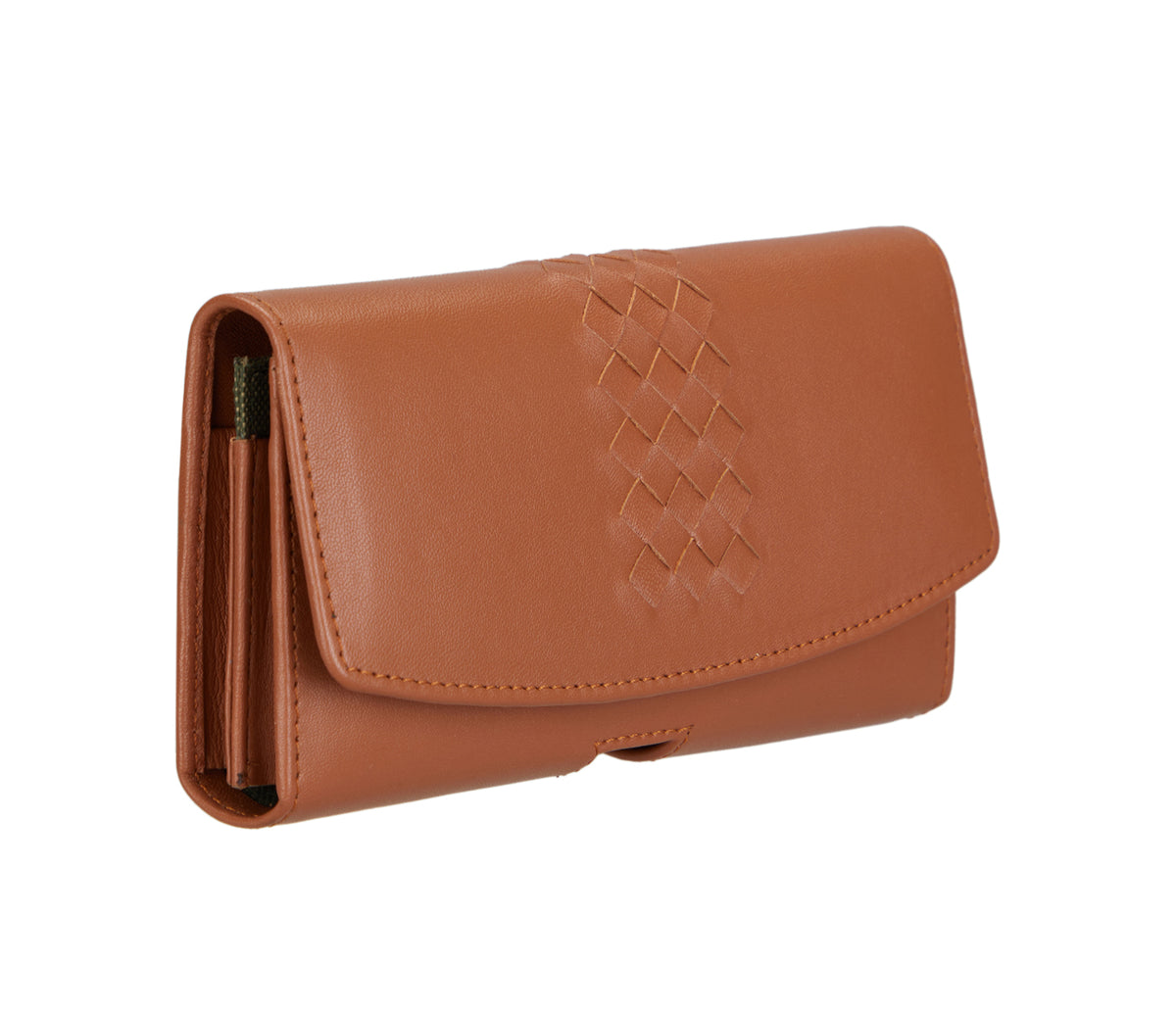 Unisex Mobile Wallet-Tan