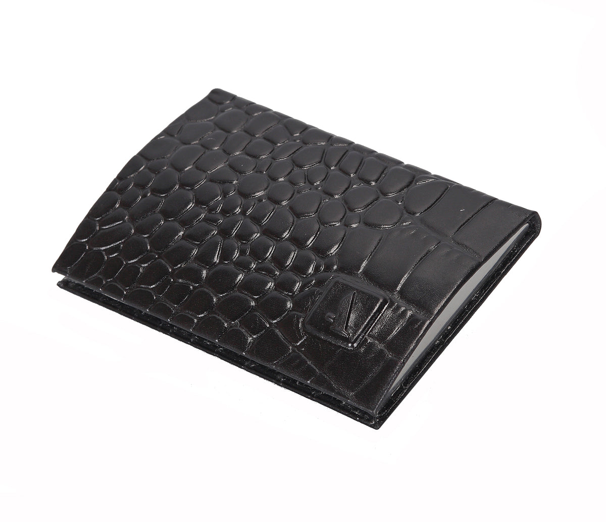 Metal Body Credit, Visiting Card Case Bounded-Black
