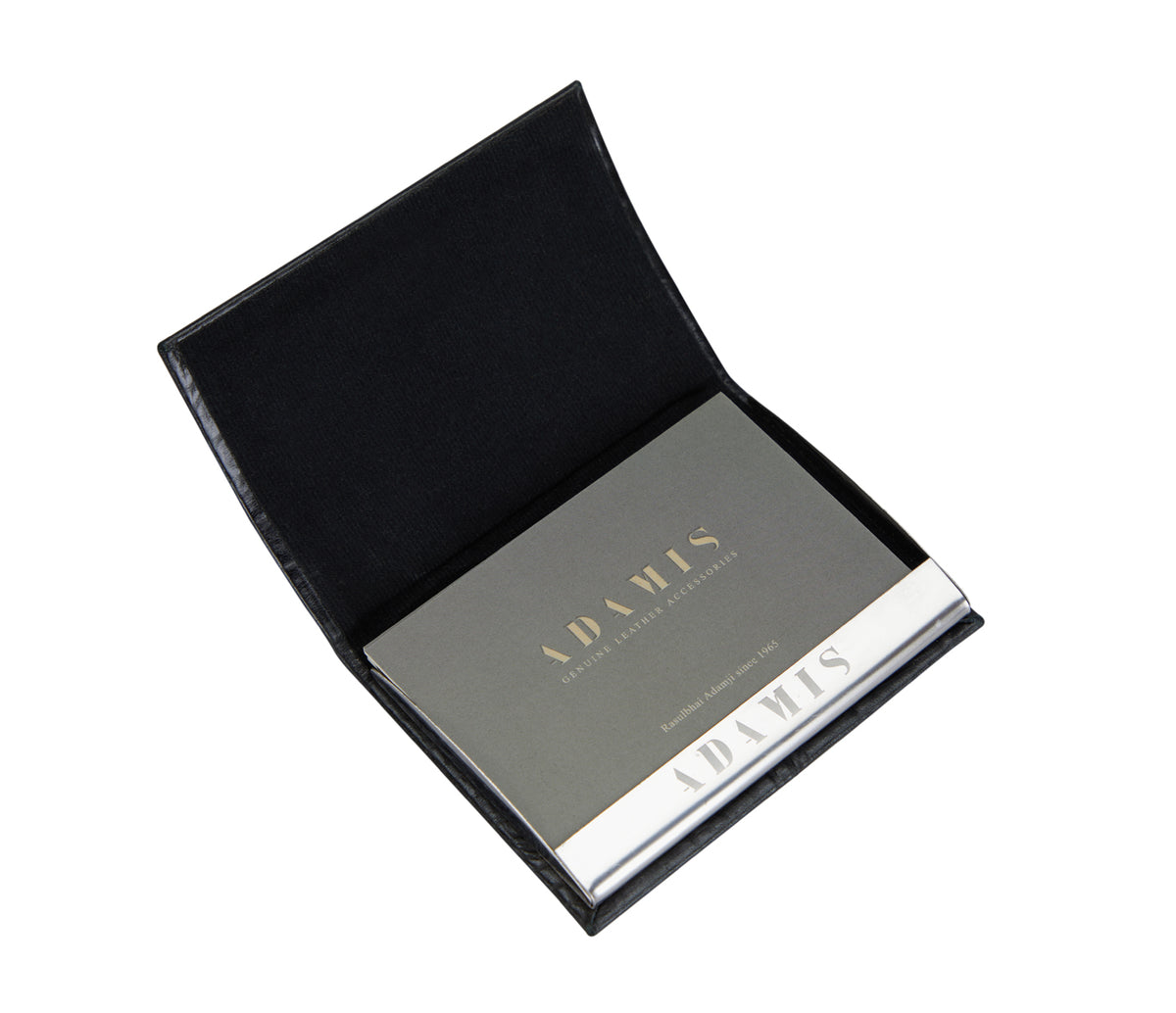 Metal Body Credit, Visiting Card Case Bounded-Black