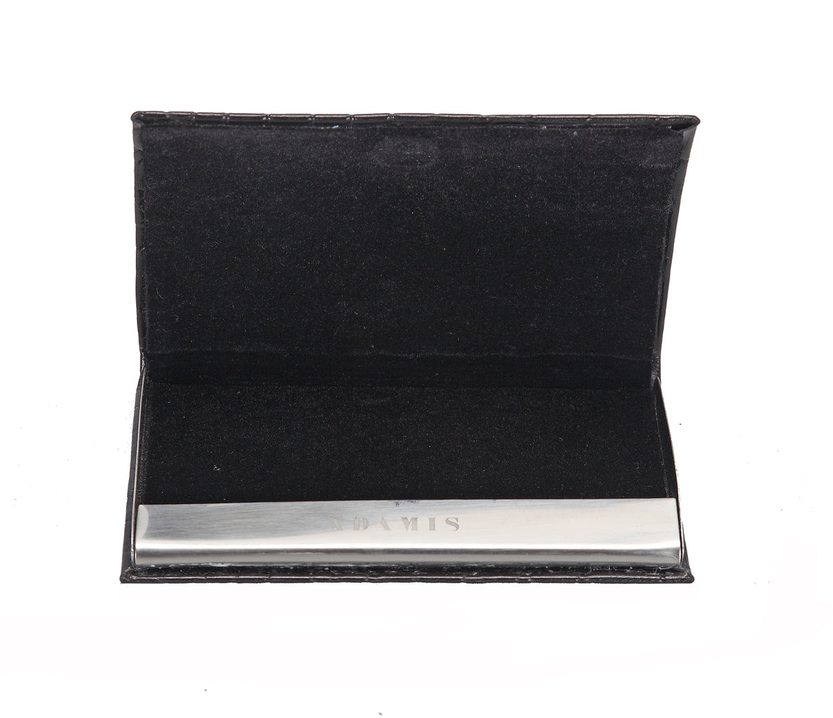 Metal Body Credit, Visiting Card Case Bounded-Black