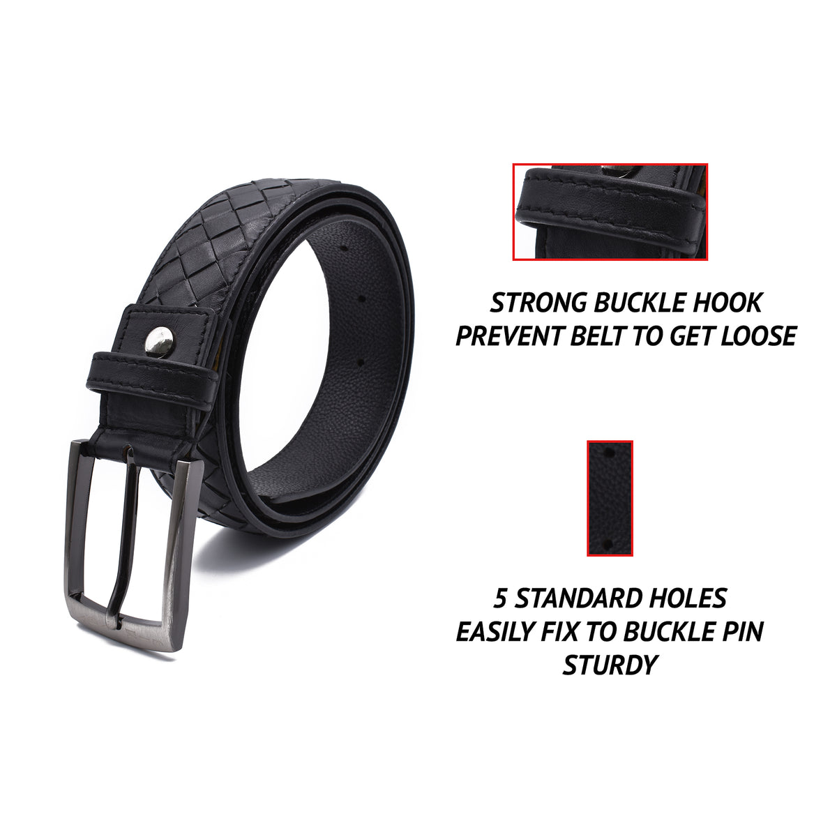 Men's Formal Wear Belt - Black
