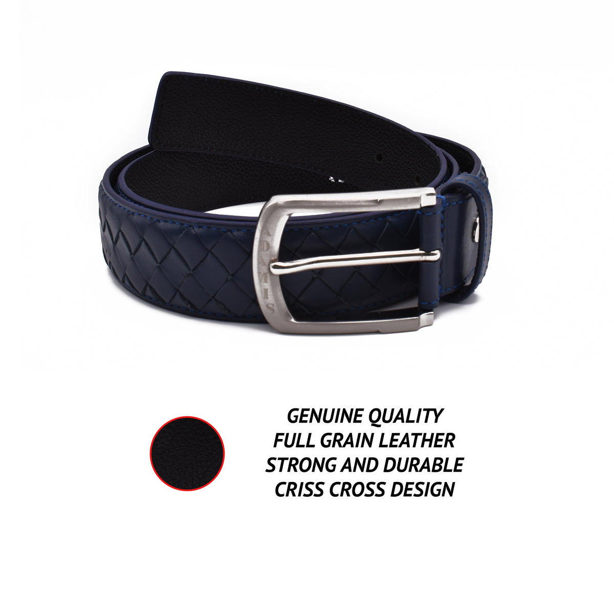 Men's Formal wear belt - Blue