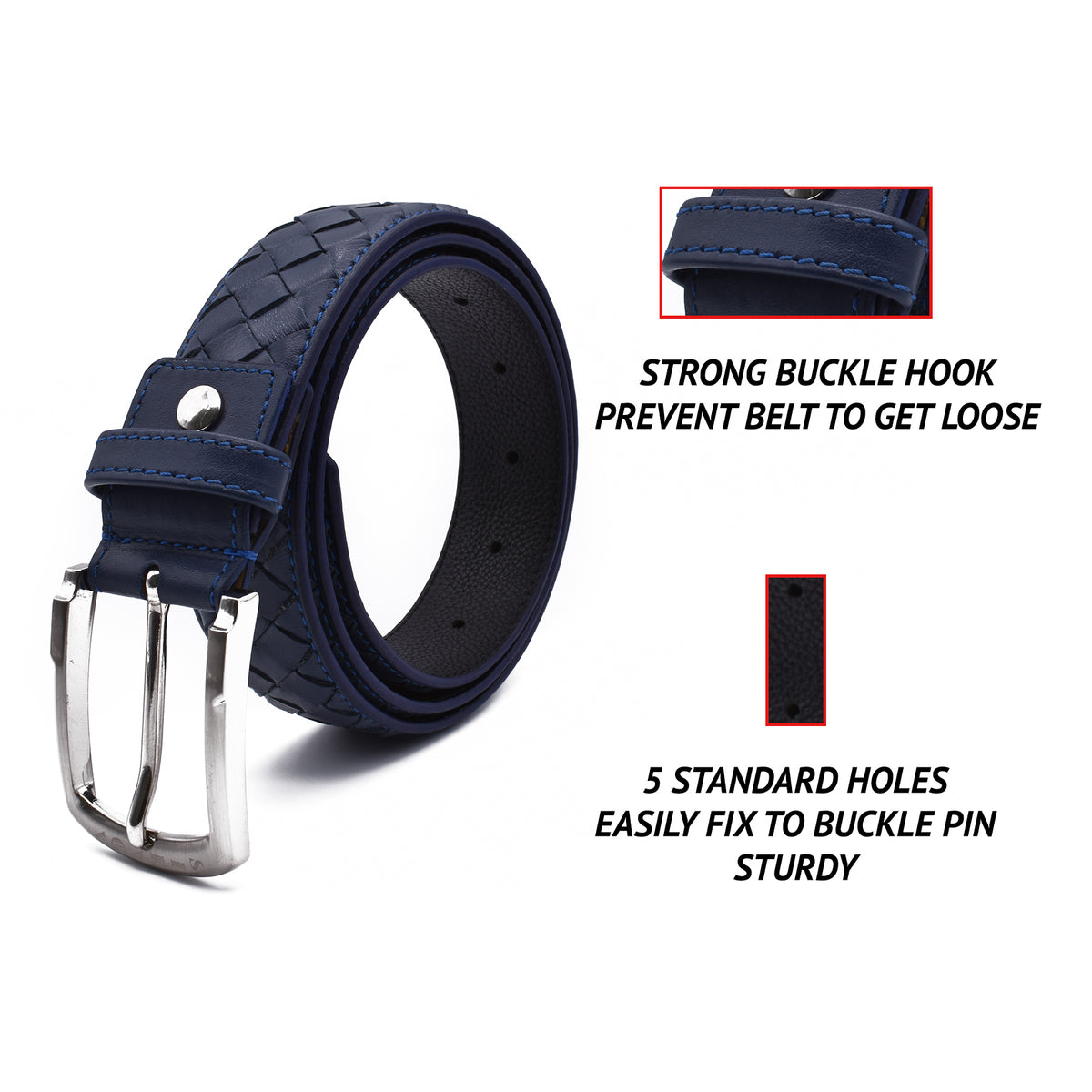 Men's Formal wear belt - Blue
