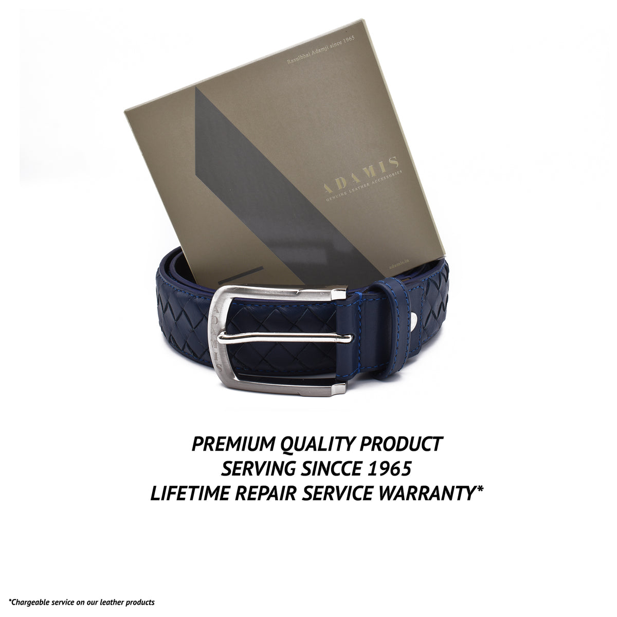 Men's Formal wear belt - Blue