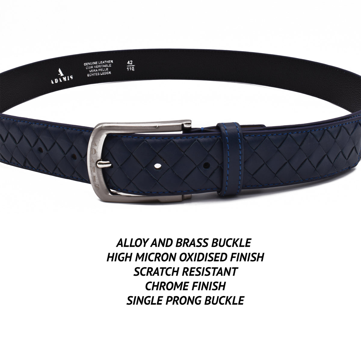 Men's Formal wear belt - Blue