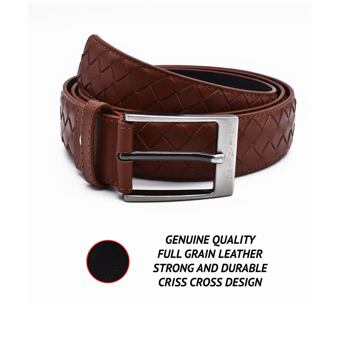 Men's Formal Wear Belt - Tan