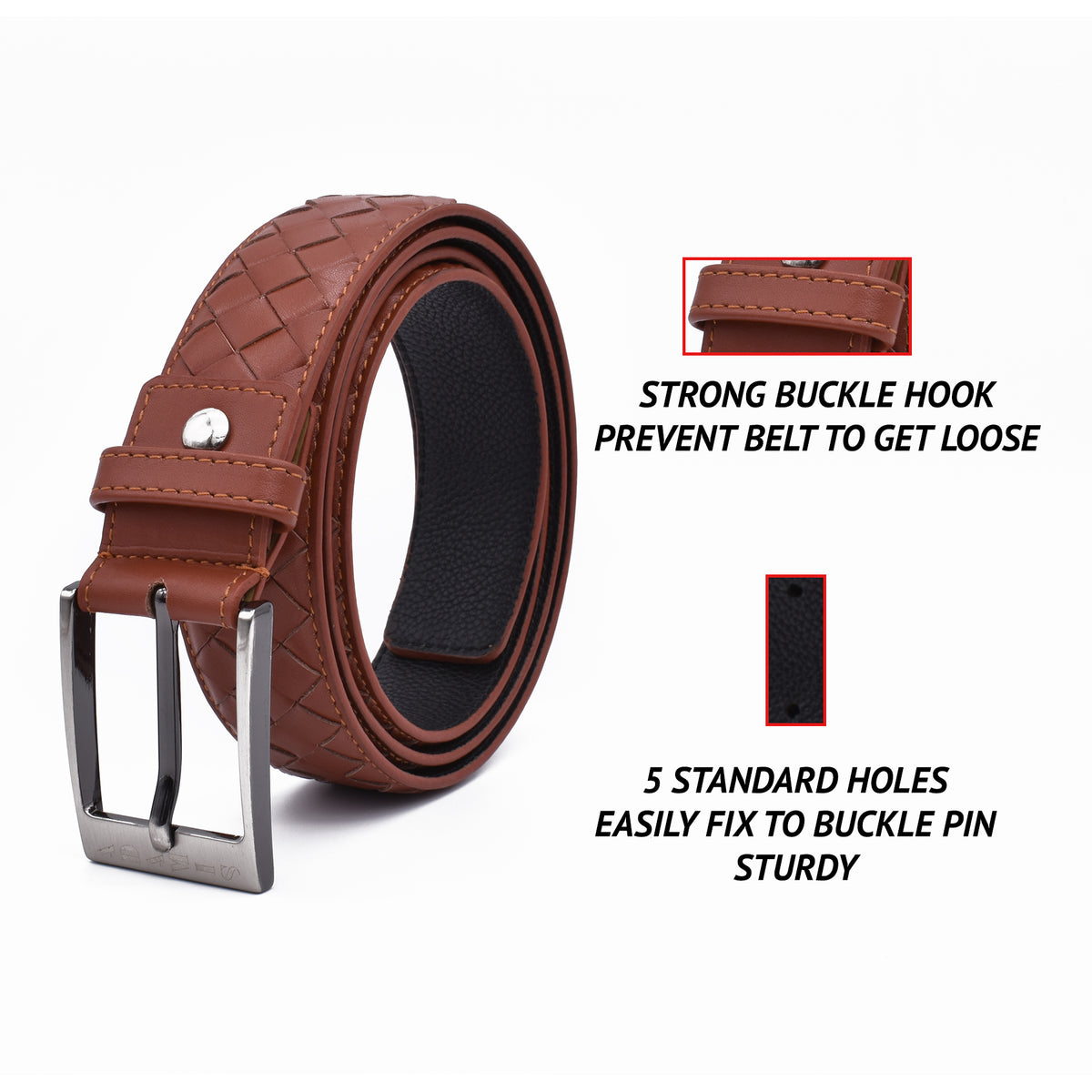 Men's Formal Wear Belt - Tan