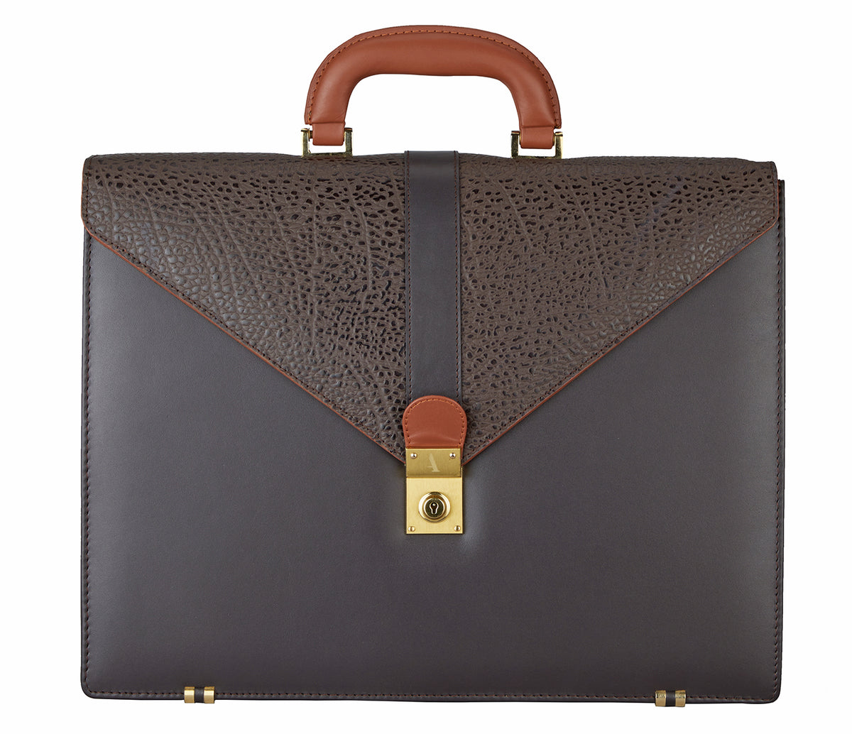 Dwayne Laptop, Portfolio Bag - Brown