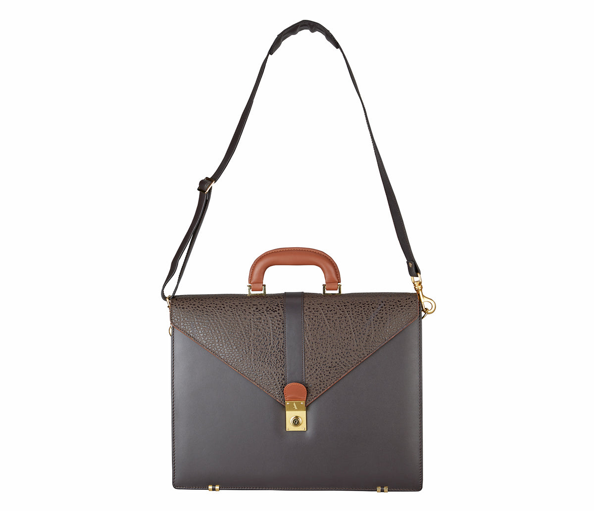 Dwayne Laptop, Portfolio Bag - Brown