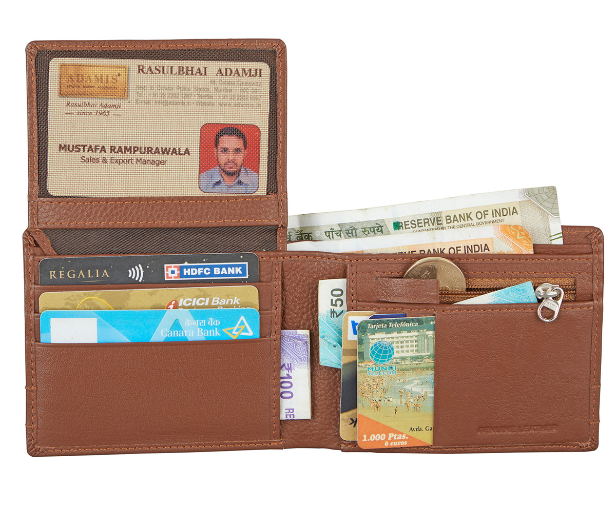 Pedro Mens Wallet-Tan