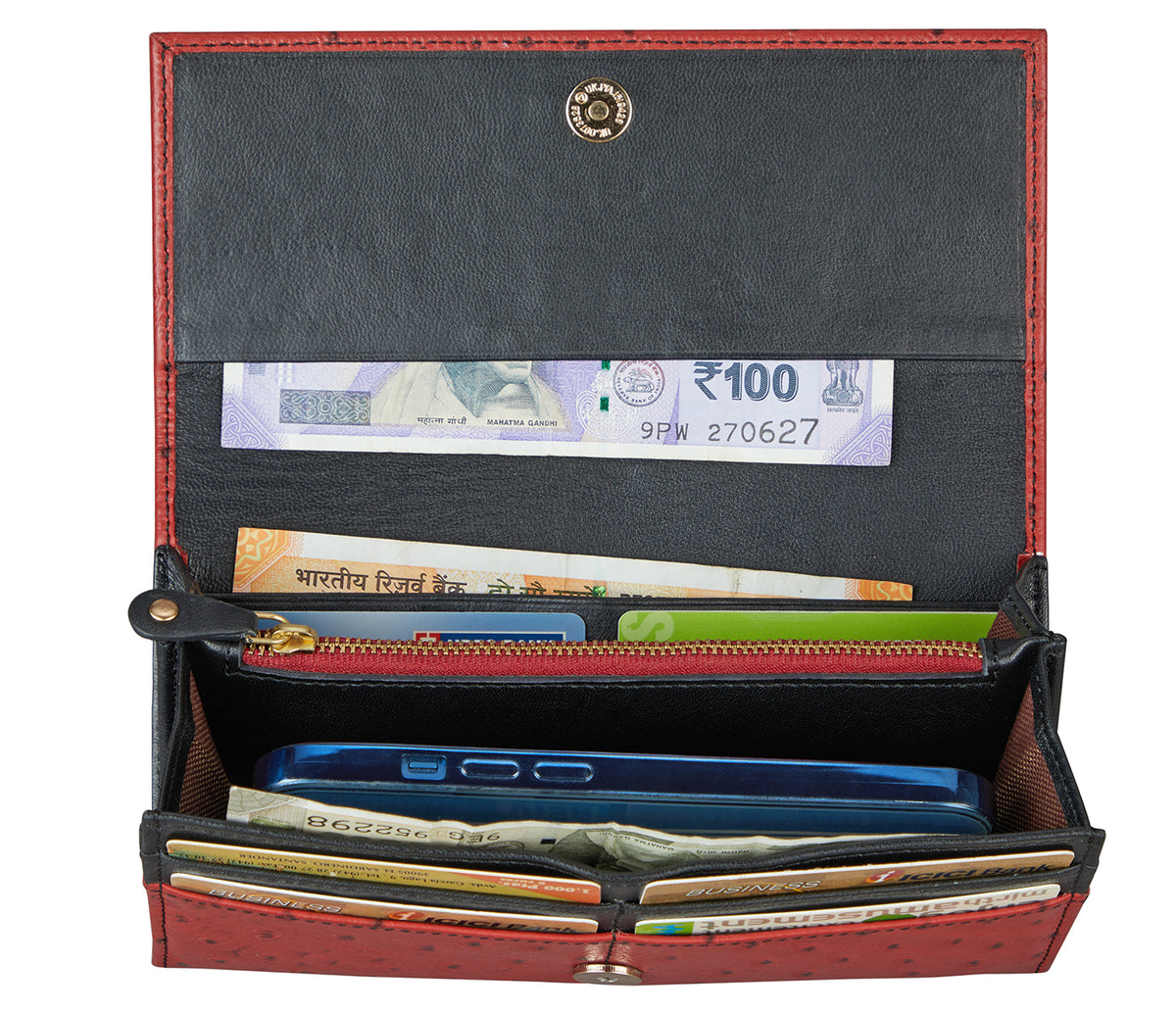 Imala Womens Wallet - Red