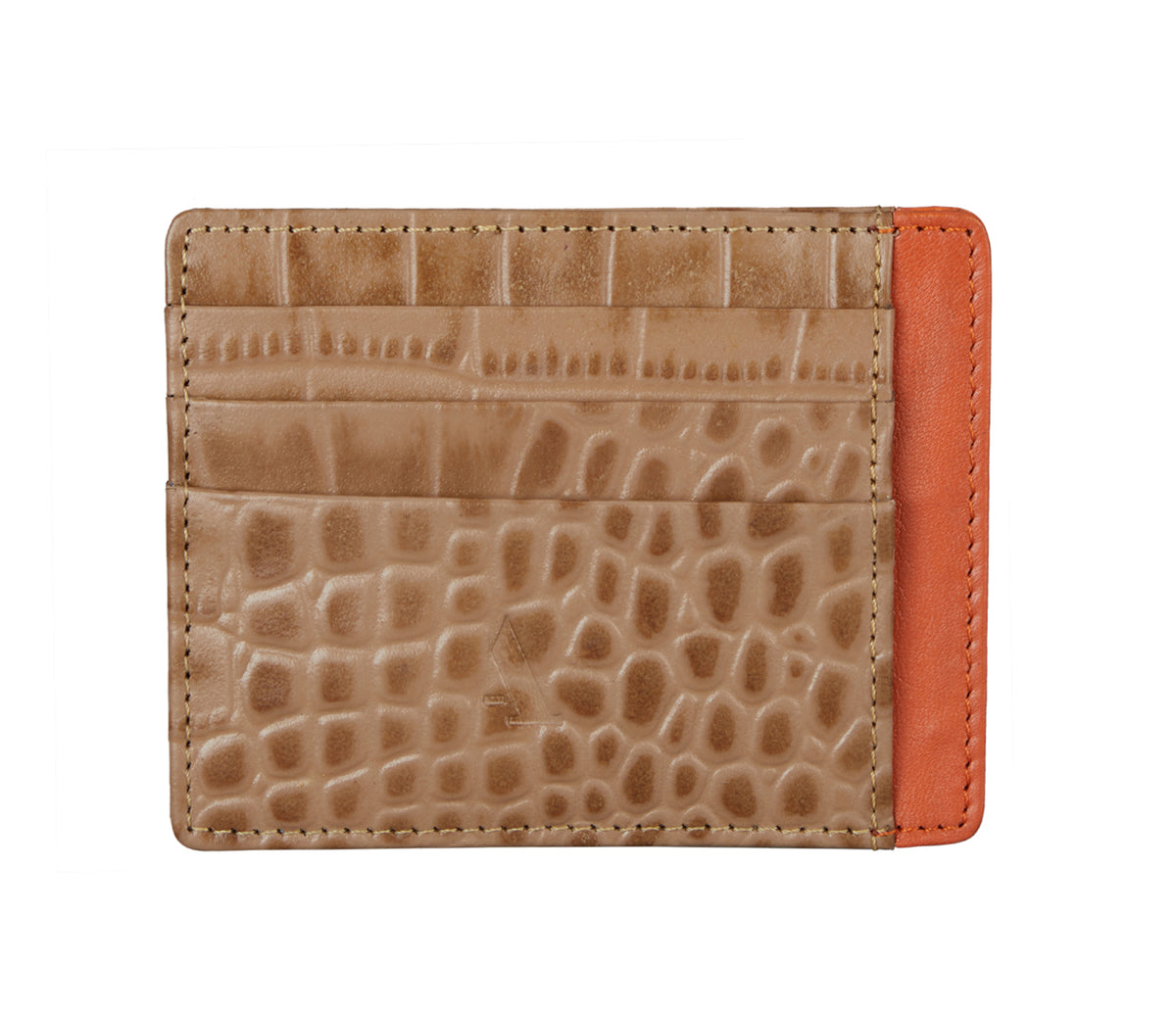 Credit and Business Card Case - Beige