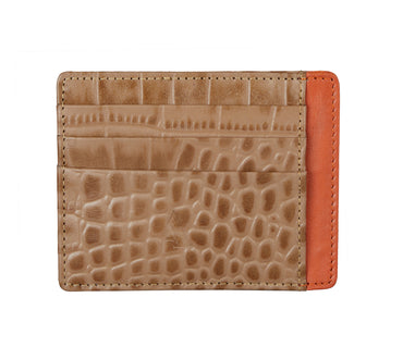 Credit and Business Card Case - Beige
