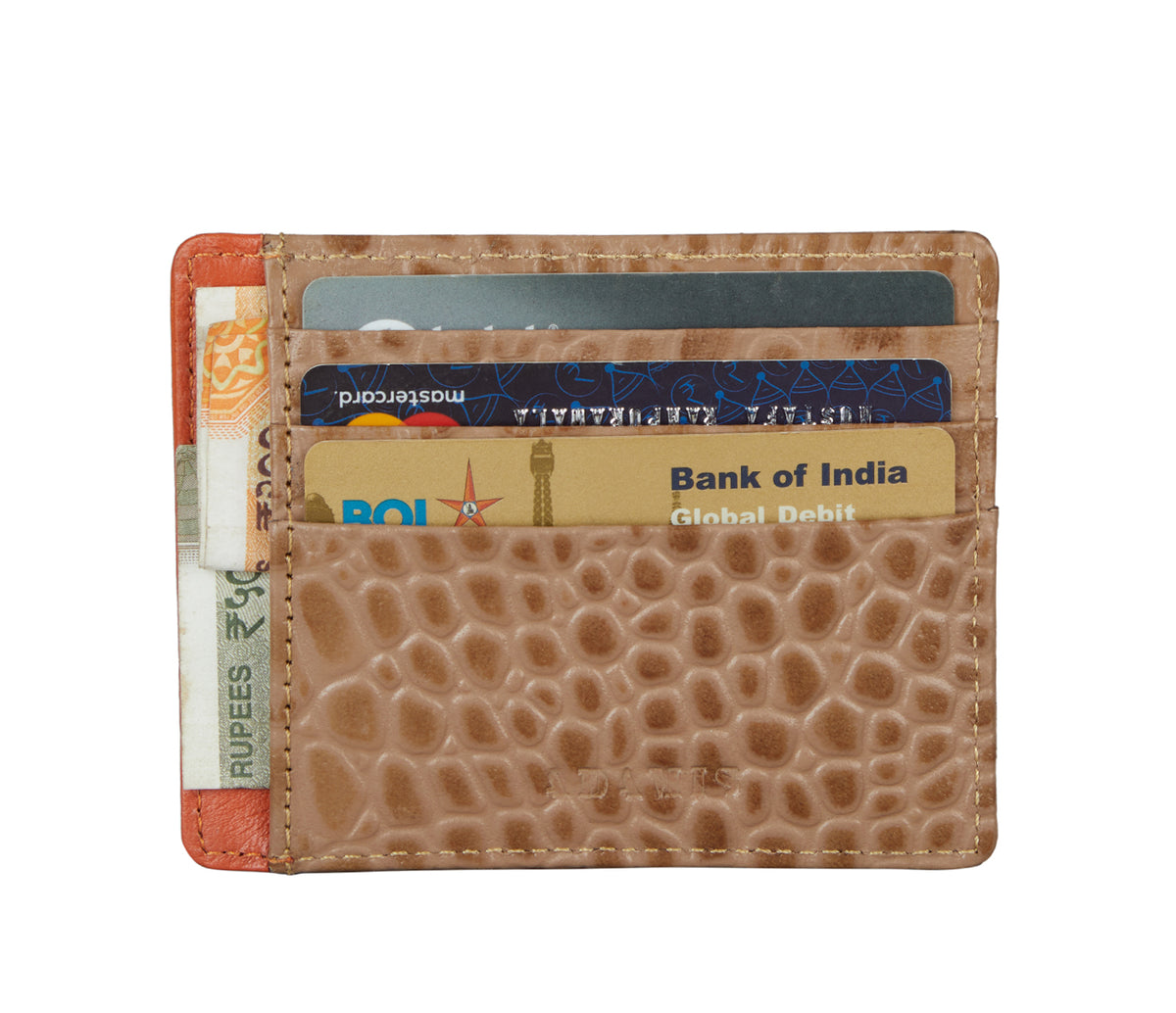 Credit and Business Card Case - Beige