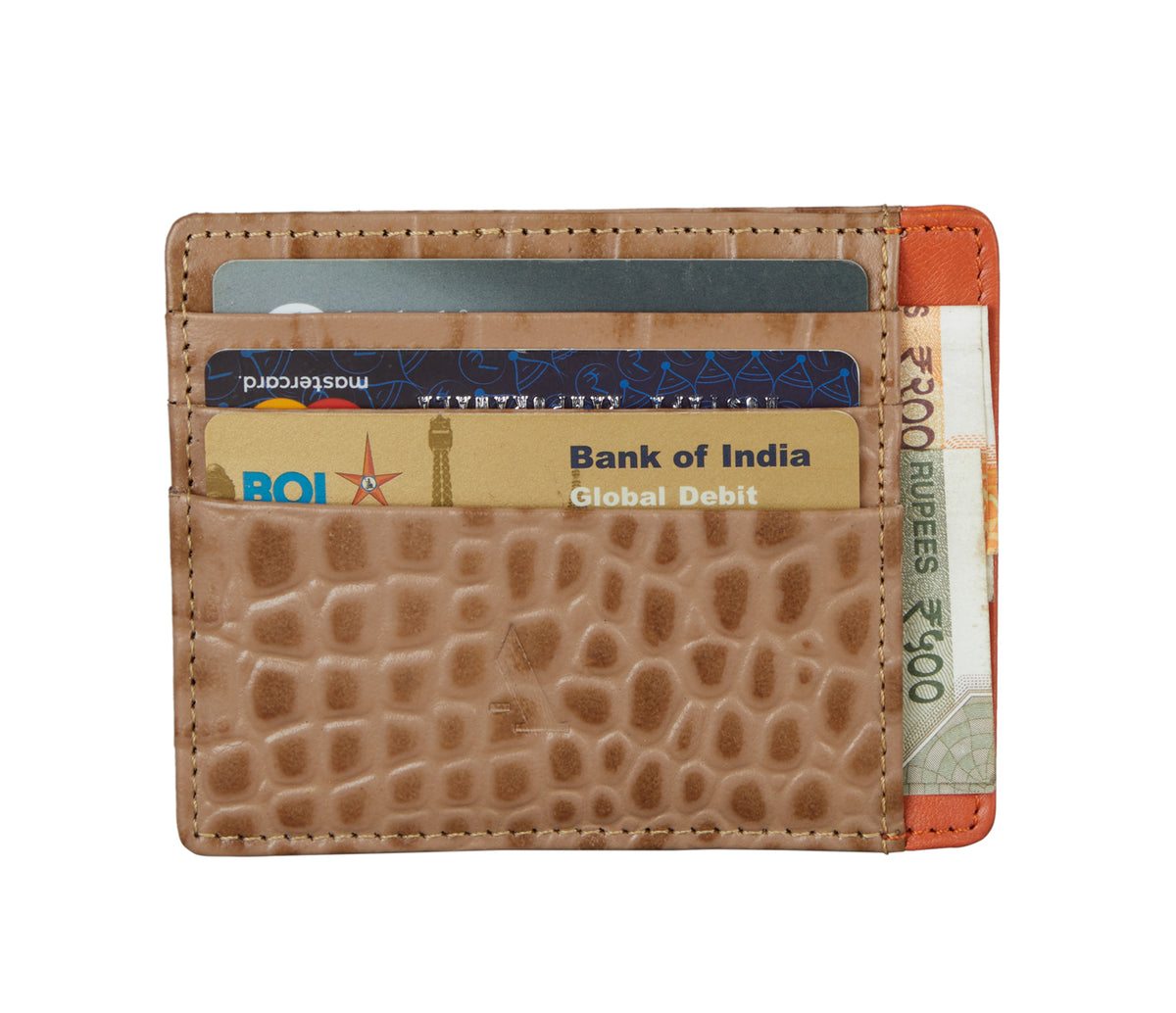 Credit and Business Card Case - Beige