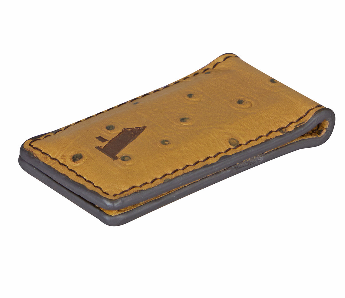 Magnetic Money Clip And Card Holder - Beige