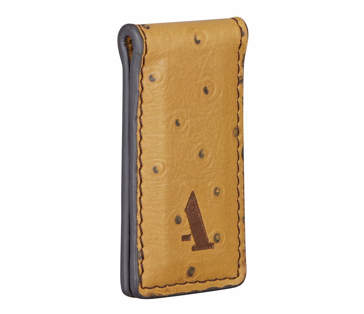 Magnetic Money Clip And Card Holder - Beige