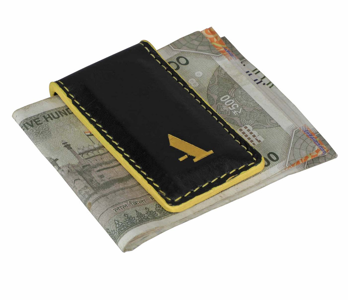Magnetic Money Clip And Card Holder - Black