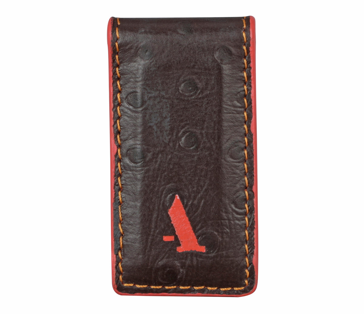 Magnetic Money Clip And Card Holder - Brown