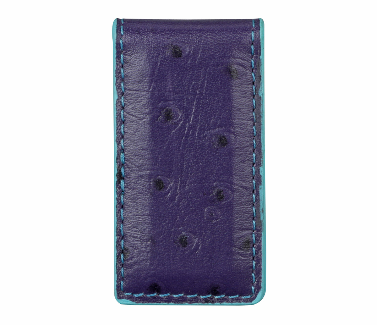 Magnetic Money Clip And Card Holder - Purple