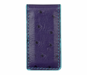 Magnetic Money Clip And Card Holder - Purple
