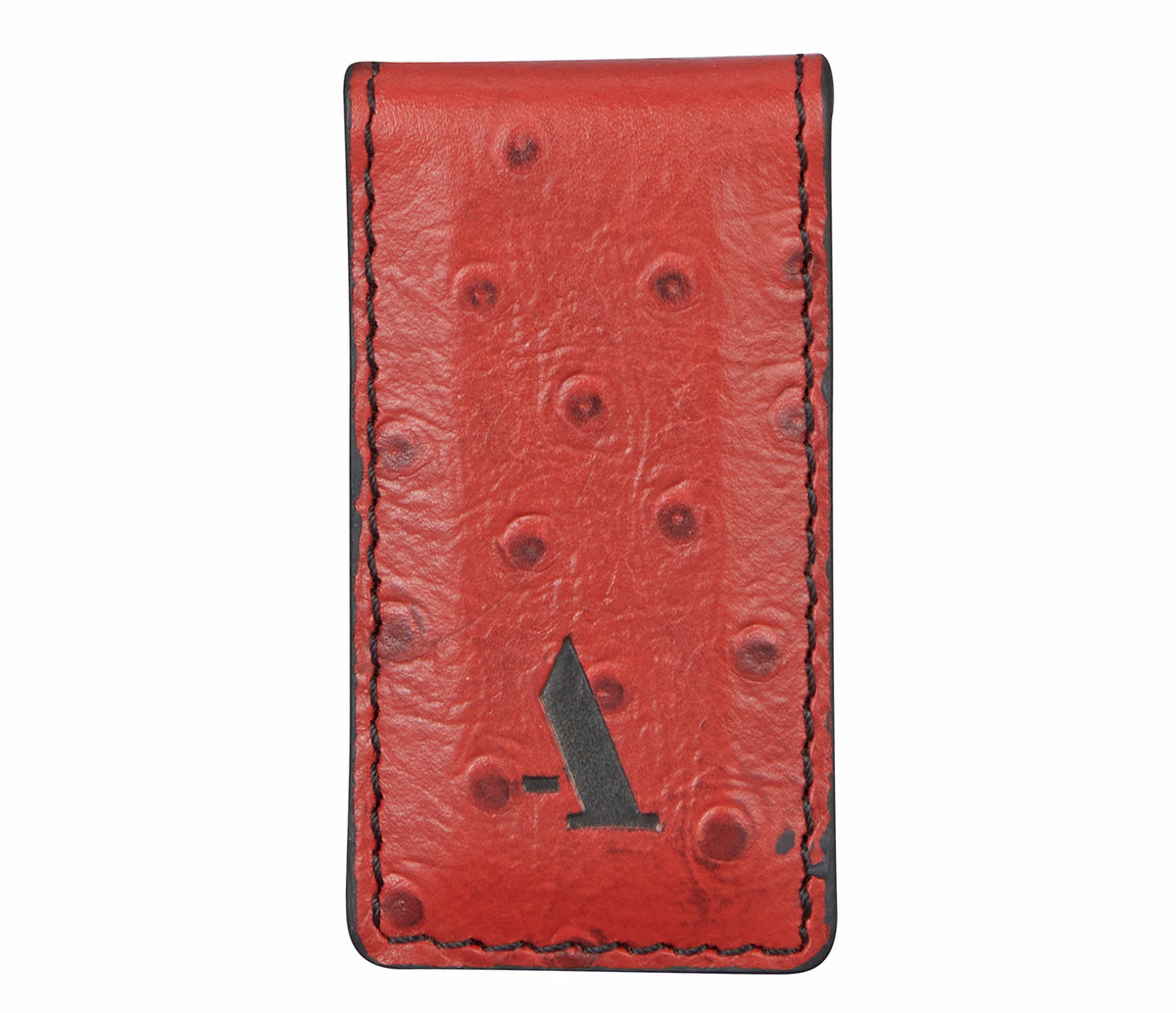 Magnetic Money Clip And Card Holder - Red