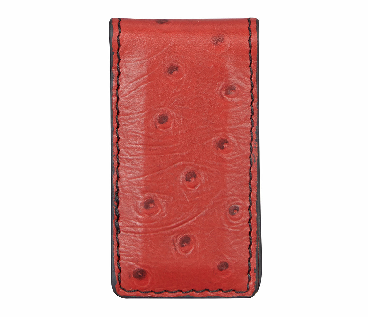 Magnetic Money Clip And Card Holder - Red