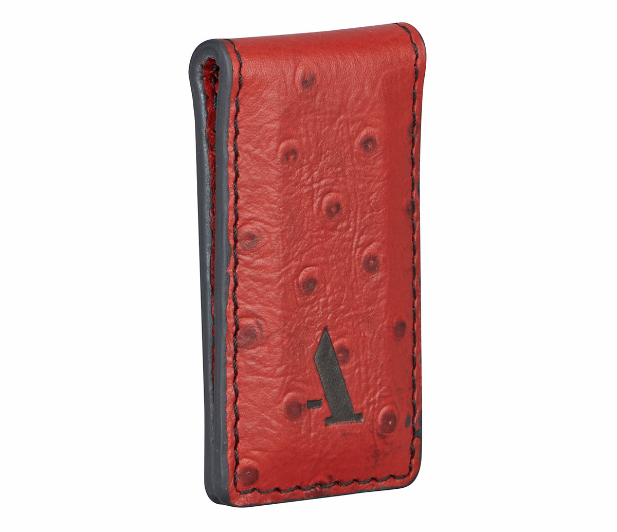 Magnetic Money Clip And Card Holder - Red
