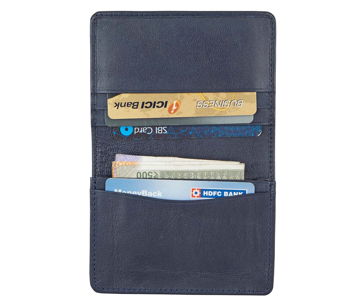 Credit And Business Card Case - Blue