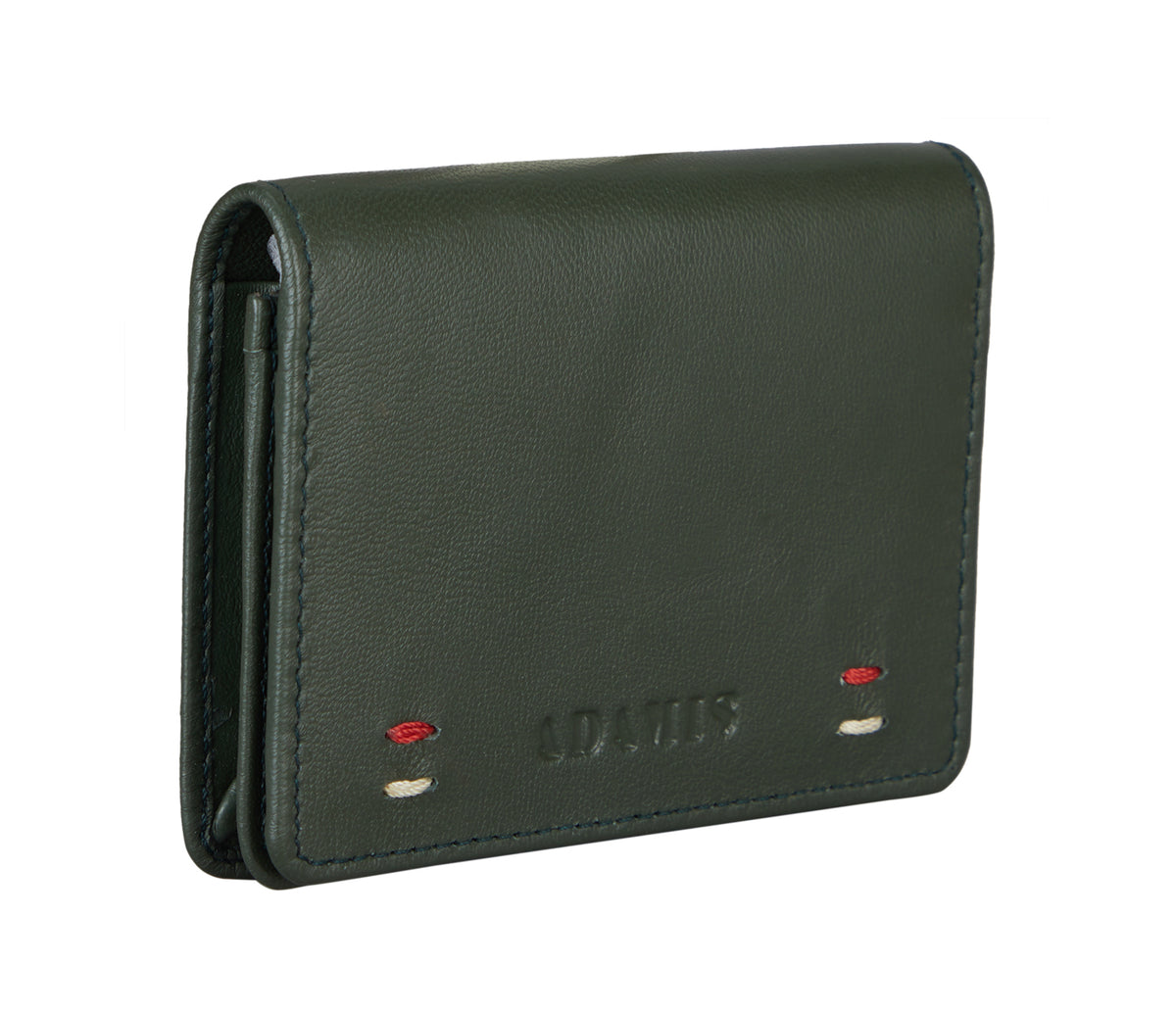 Credit And Business Card Case - Green