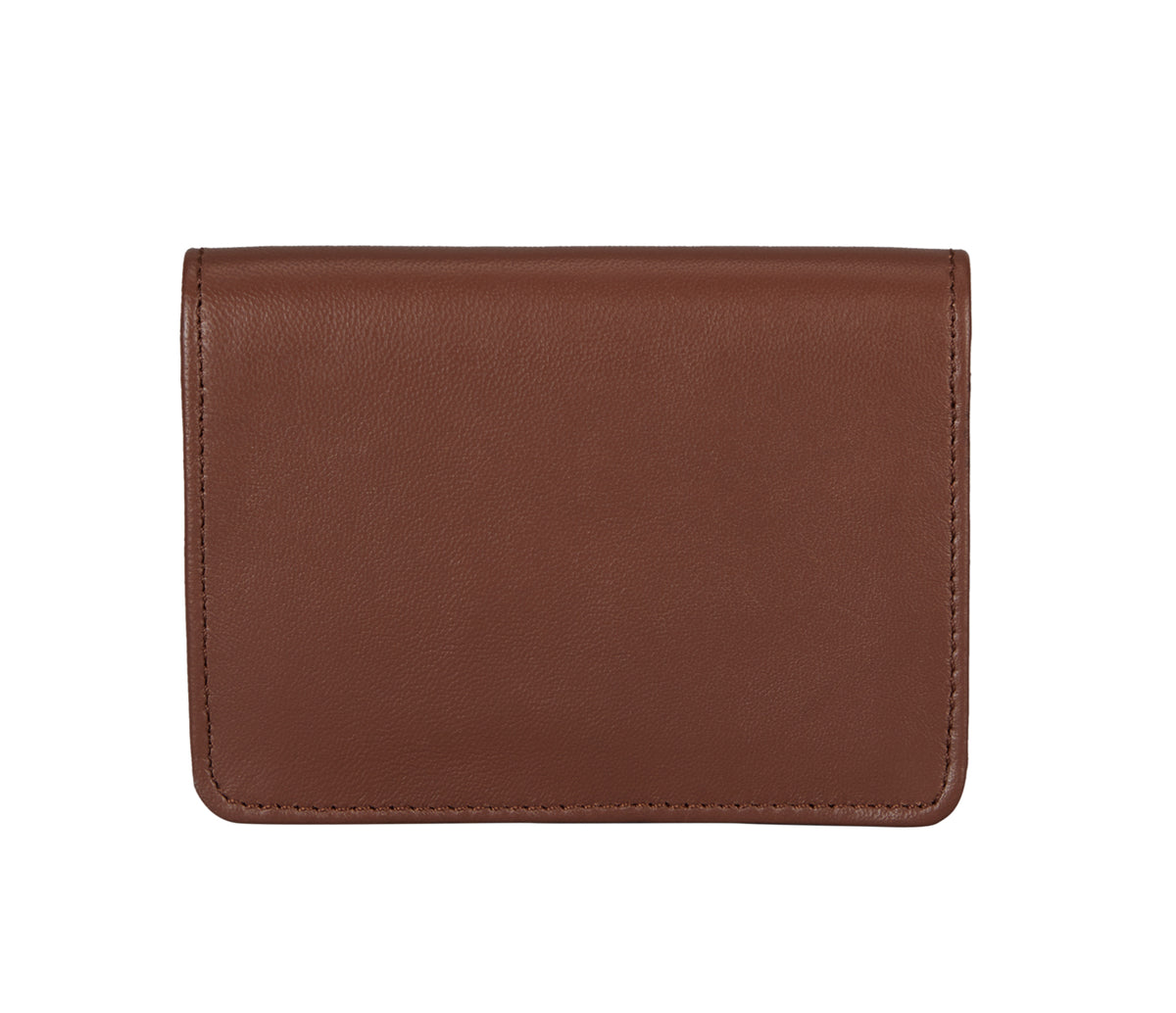 Credit And Business Card Case - Tan