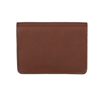 Credit And Business Card Case - Tan