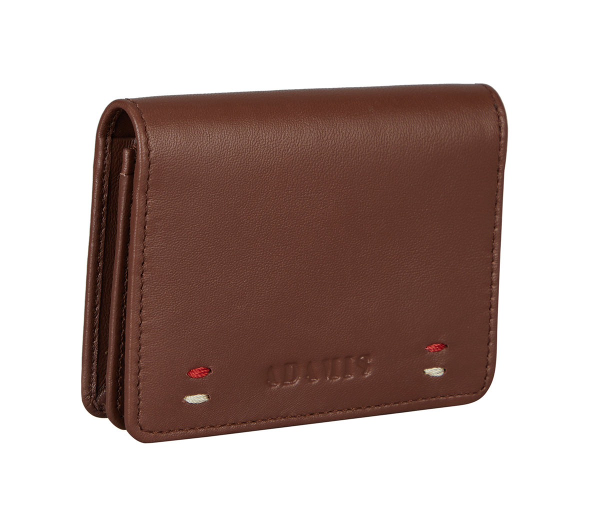 Credit And Business Card Case - Tan