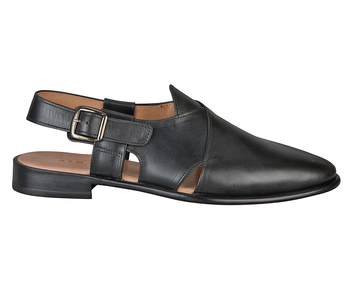 Ethnic Pathani Sandal - Black