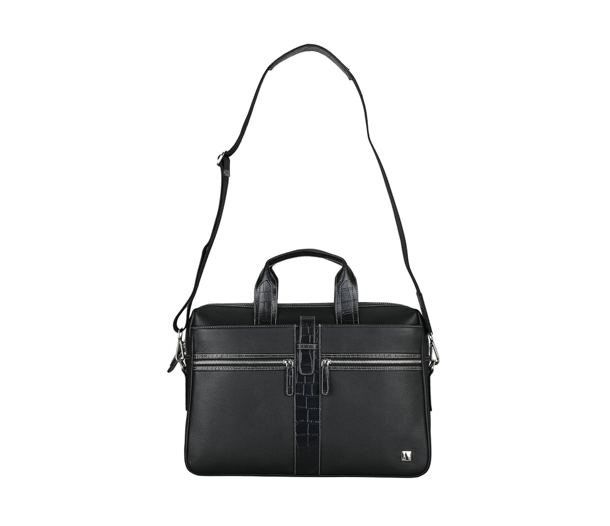 Carlos Laptop, Portfolio Bag - Black