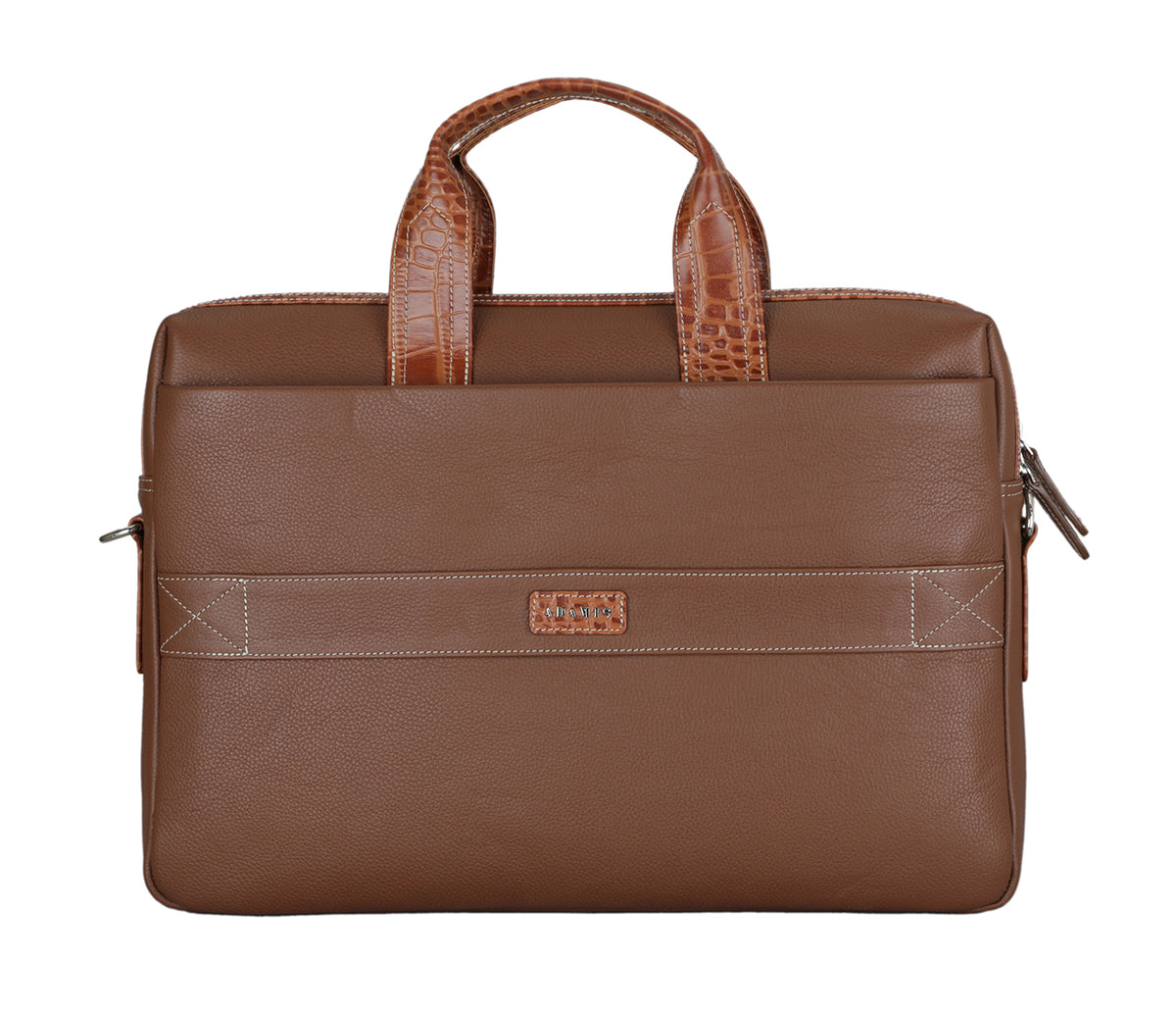 Carlos Laptop, Portfolio Bag - Tan