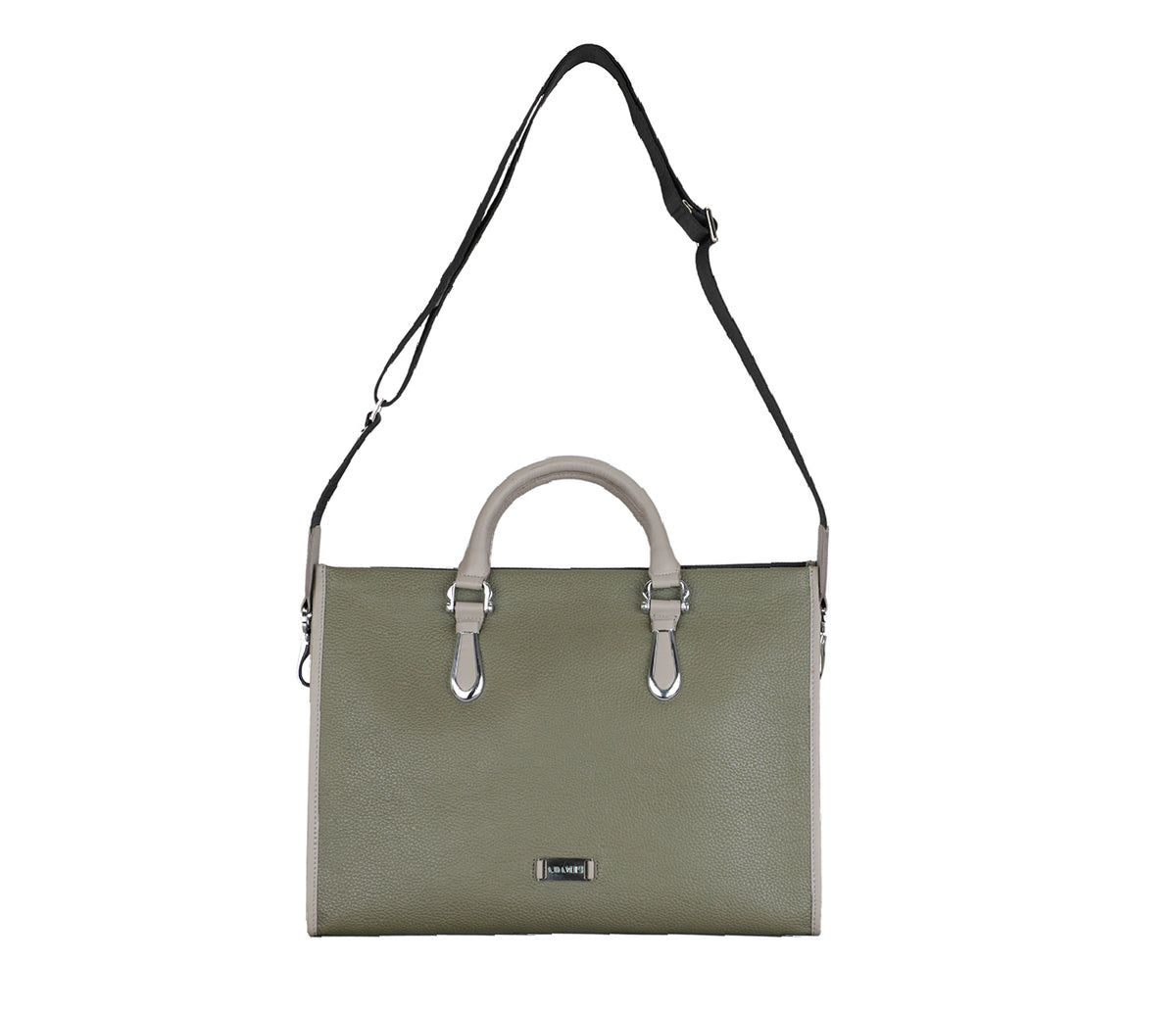 Noah Laptop, Portfolio Bag - Green/Black