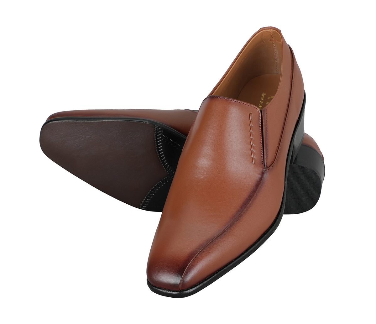 Loafer In Smooth Leather - Tan