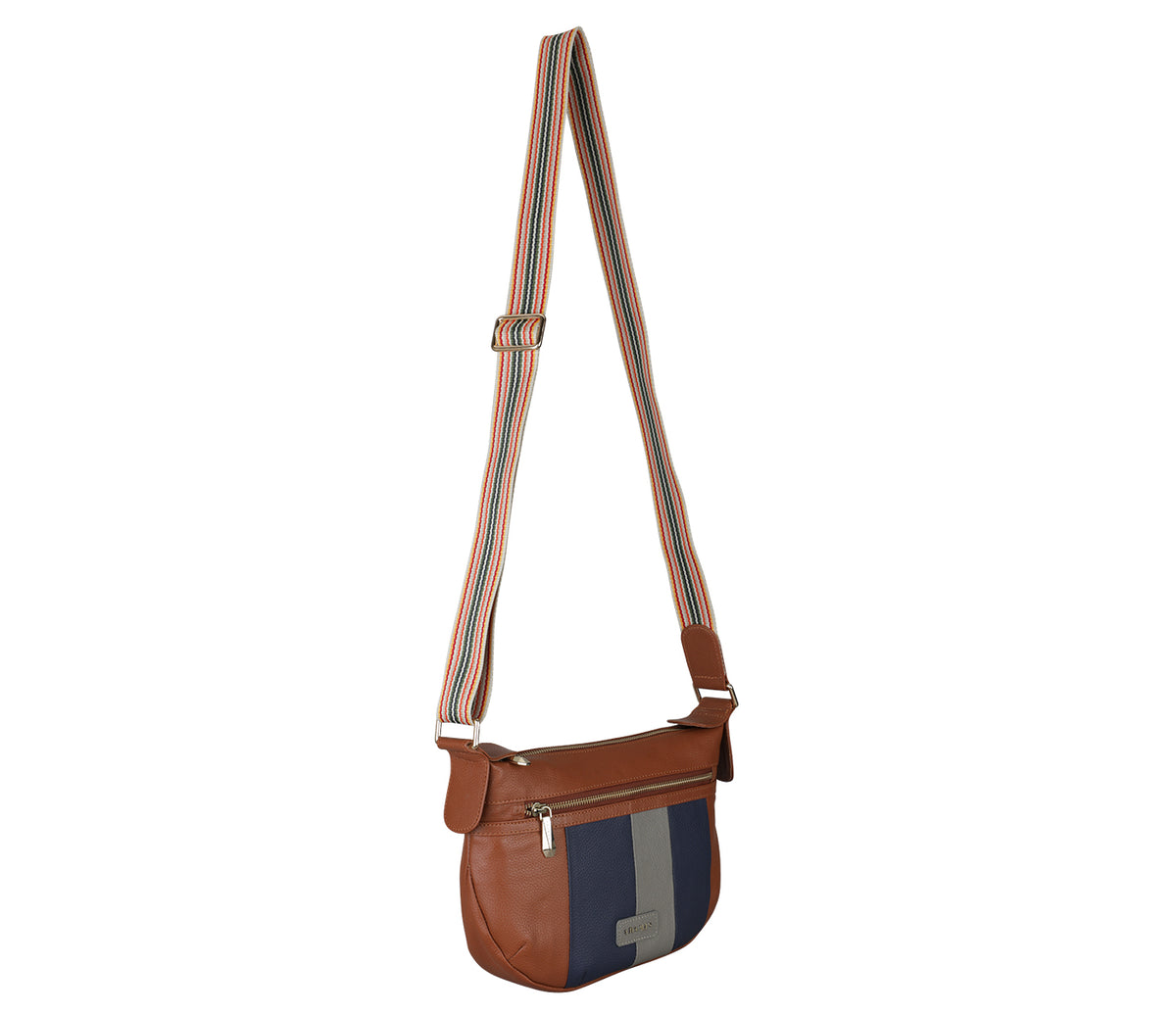 Zurine Sling Bag-Tan