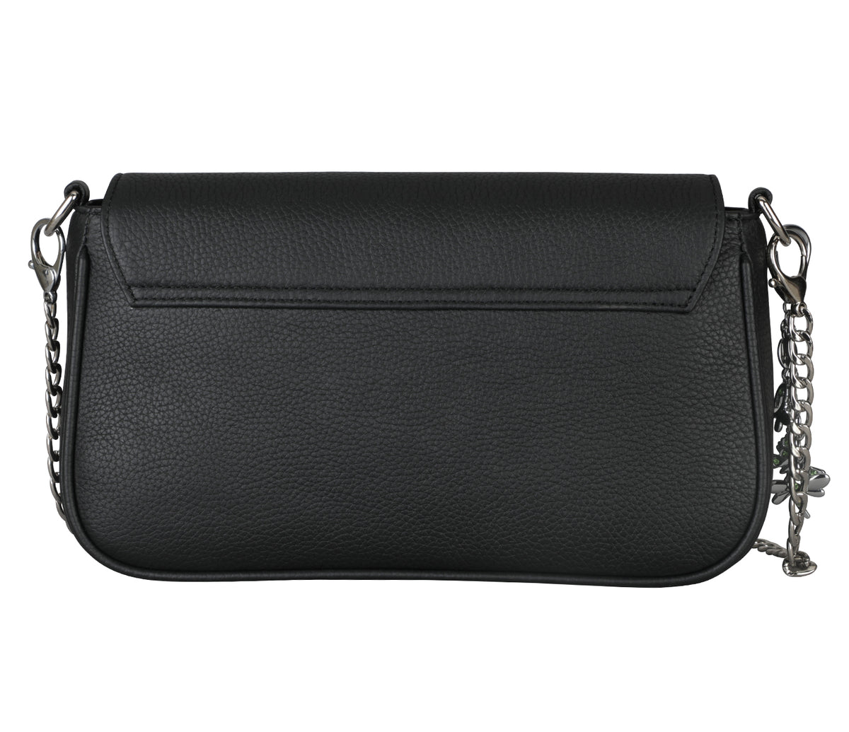 Esmeralda Sling Cross Body Bag-Black
