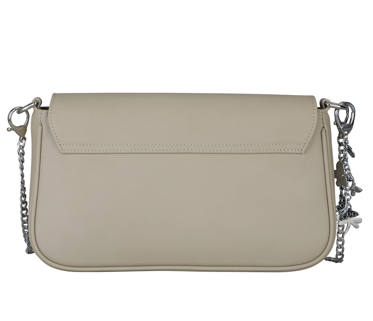 Esmeralda Sling Cross Body Bag-Beige