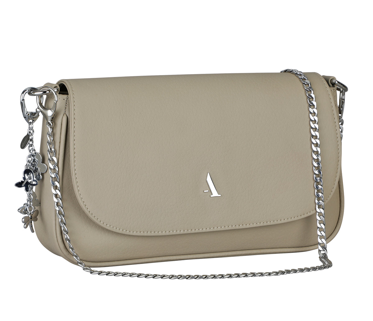 Esmeralda Sling Cross Body Bag-Beige