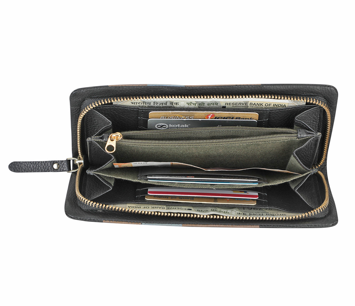Valeria Womens Wallet - Black